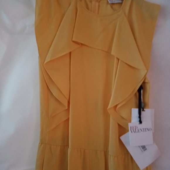 Red Valentino Sleeveless Jumpsuit with Frill Detail - Picture 3 of 10